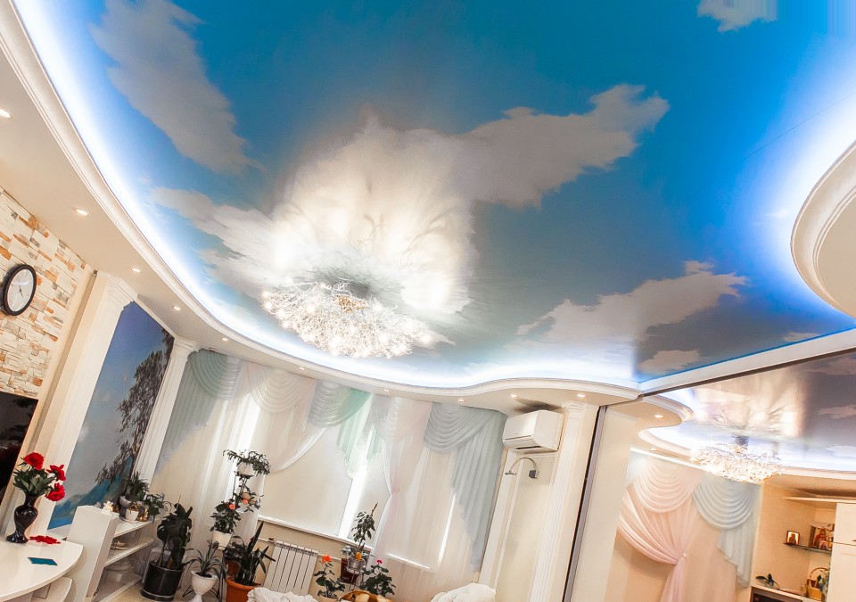 Заказать потолок с фотопечатью в г. Ртищево